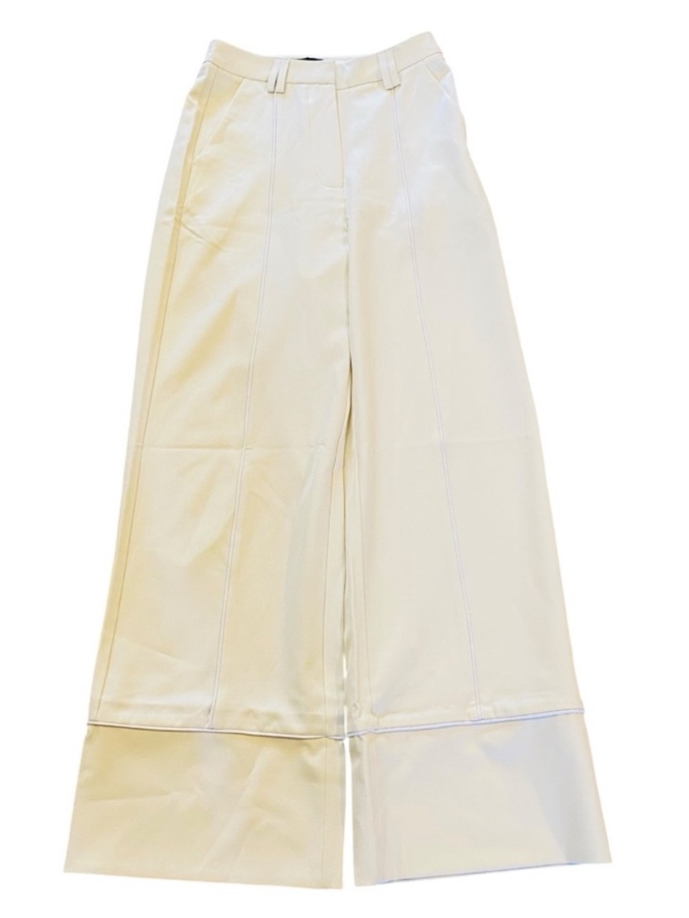 Micas NWT Beige Wide Leg Trousers